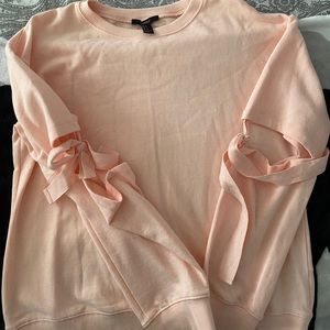 Peachy cut out oversize elbow sweater